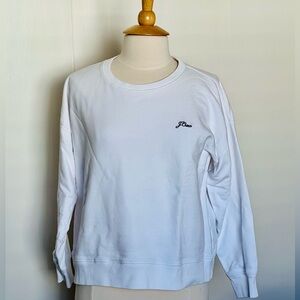 J Crew Heritage fleece crewneck sweatshirt